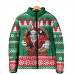 Jingle Rabbitohs Jump Personalized Padded Jacket Christmas Rugby League Spirit - Aussie Hoodie