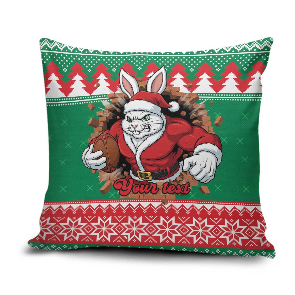 Jingle Rabbitohs Jump Personalized Pillow Cover Christmas Rugby League Spirit - Aussie Hoodie