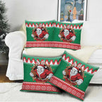 Jingle Rabbitohs Jump Personalized Pillow Cover Christmas Rugby League Spirit - Aussie Hoodie