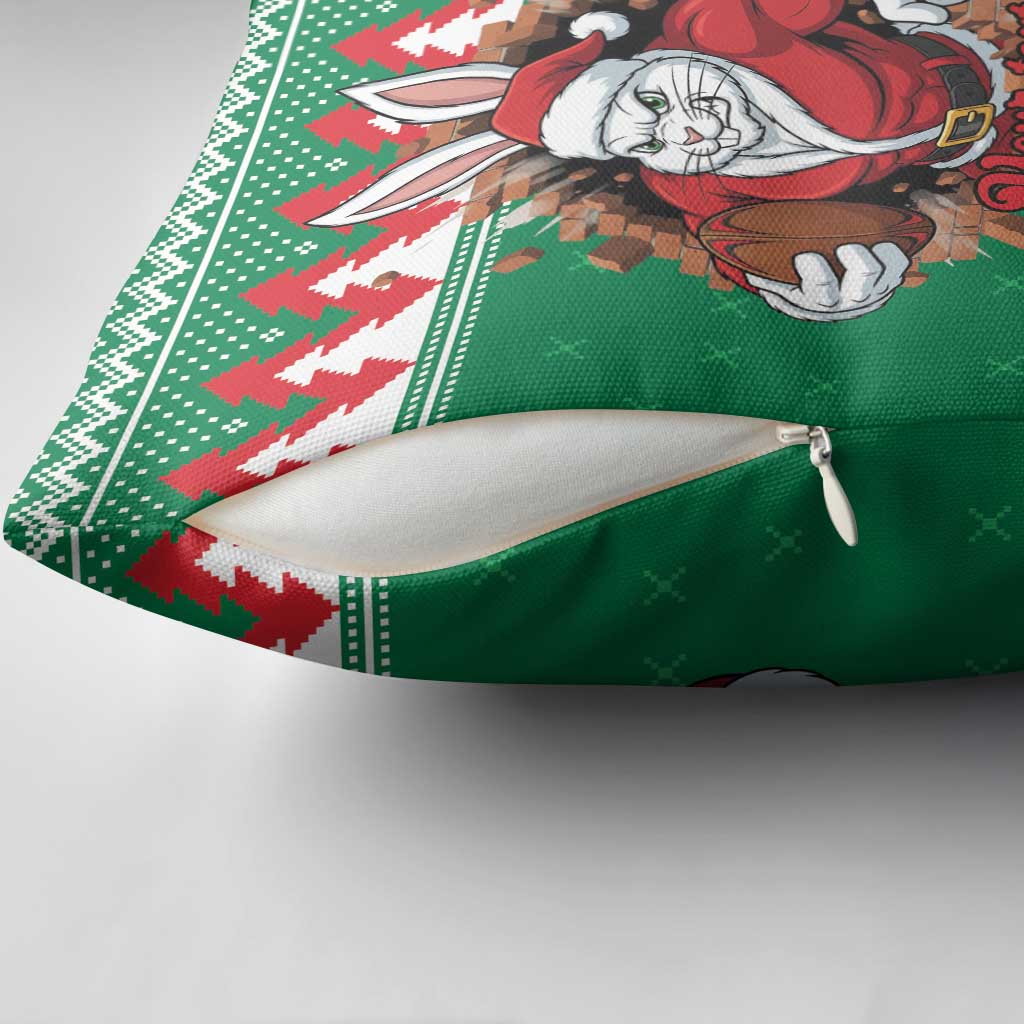 Jingle Rabbitohs Jump Personalized Pillow Cover Christmas Rugby League Spirit - Aussie Hoodie
