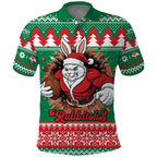 Jingle Rabbitohs Jump Personalized Polo Shirt Christmas Rugby League Spirit - Aussie Hoodie