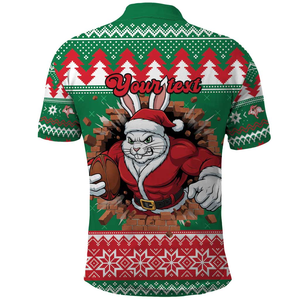 Jingle Rabbitohs Jump Personalized Polo Shirt Christmas Rugby League Spirit - Aussie Hoodie