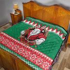 Jingle Rabbitohs Jump Personalized Quilt Christmas Rugby League Spirit - Aussie Hoodie