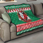 Jingle Rabbitohs Jump Personalized Quilt Christmas Rugby League Spirit - Aussie Hoodie