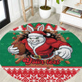 Jingle Rabbitohs Jump Personalized Round Carpet Christmas Rugby League Spirit - Aussie Hoodie