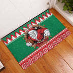 Jingle Rabbitohs Jump Personalized Rubber Doormat Christmas Rugby League Spirit - Aussie Hoodie