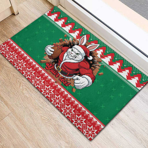 Jingle Rabbitohs Jump Personalized Rubber Doormat Christmas Rugby League Spirit - Aussie Hoodie