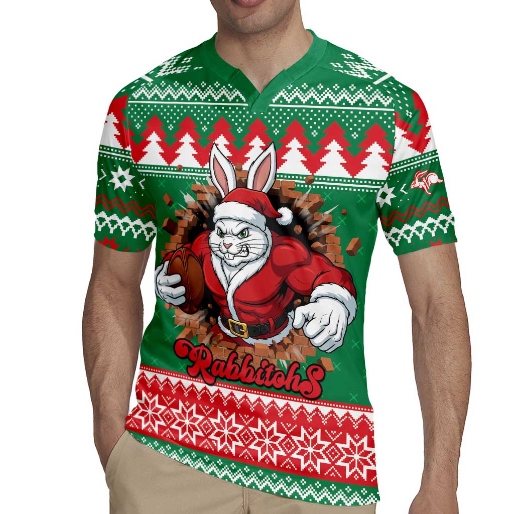 Jingle Rabbitohs Jump Personalized Rugby Jersey Christmas Rugby League Spirit - Aussie Hoodie