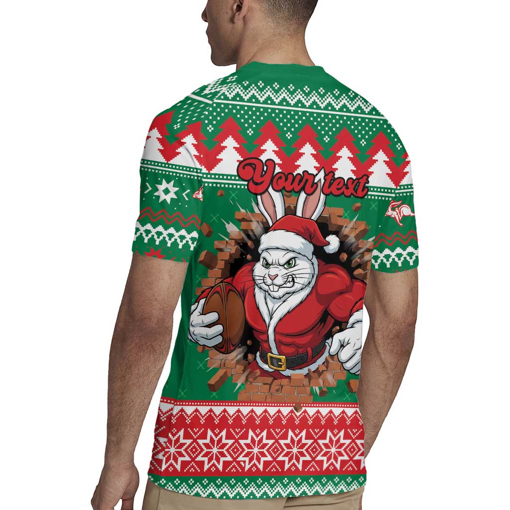 Jingle Rabbitohs Jump Personalized Rugby Jersey Christmas Rugby League Spirit - Aussie Hoodie