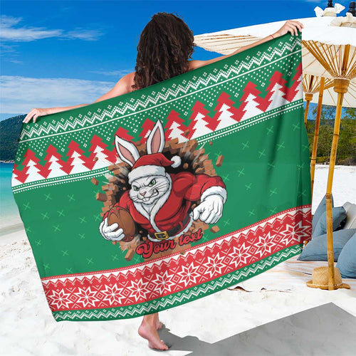 Jingle Rabbitohs Jump Personalized Sarong Christmas Rugby League Spirit - Aussie Hoodie