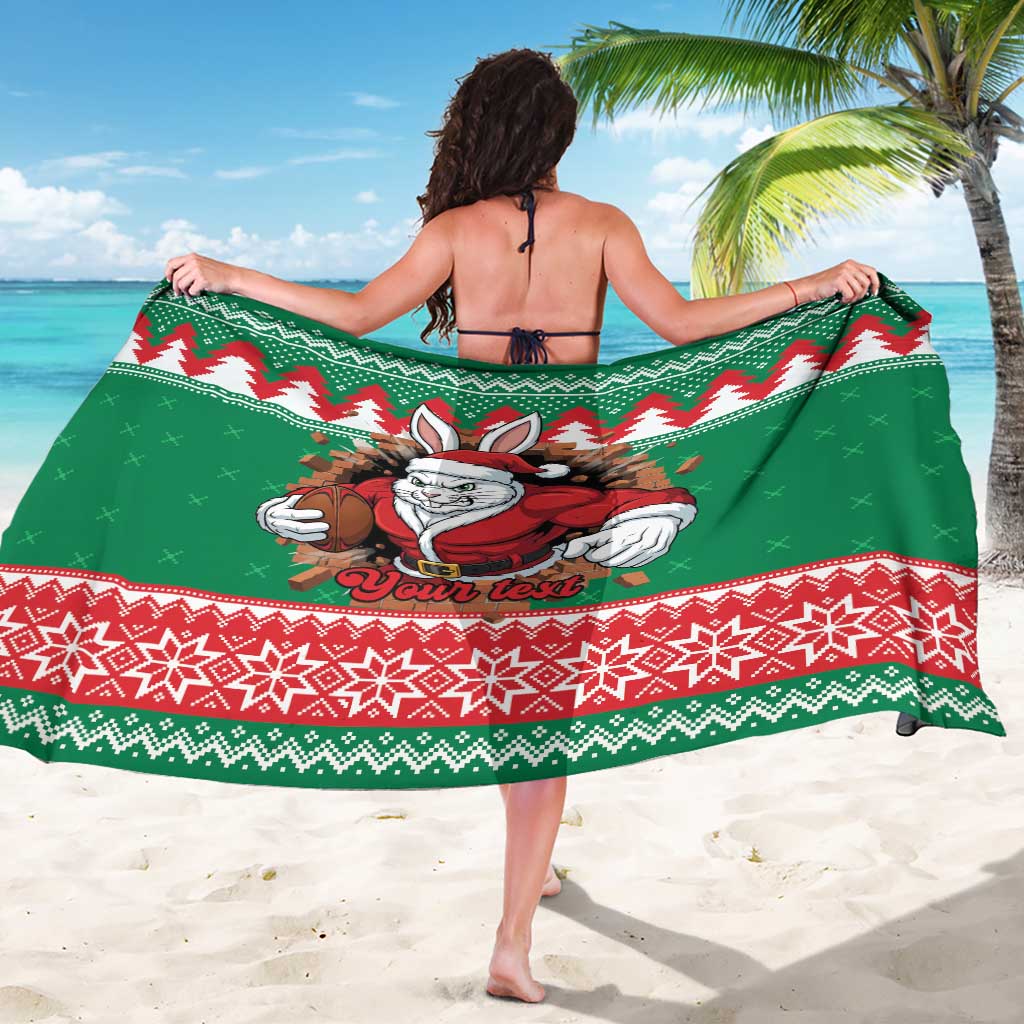 Jingle Rabbitohs Jump Personalized Sarong Christmas Rugby League Spirit - Aussie Hoodie