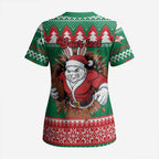 Jingle Rabbitohs Jump Personalized Scrub Top Christmas Rugby League Spirit - Aussie Hoodie