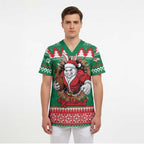 Jingle Rabbitohs Jump Personalized Scrub Top Christmas Rugby League Spirit - Aussie Hoodie