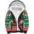 Jingle Rabbitohs Jump Personalized Sherpa Hoodie Christmas Rugby League Spirit - Aussie Hoodie