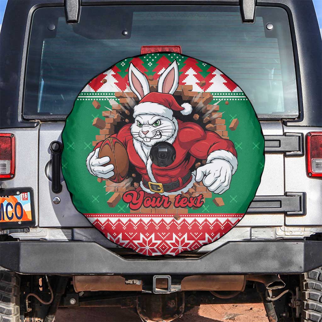 Jingle Rabbitohs Jump Personalized Spare Tire Cover Christmas Rugby League Spirit - Aussie Hoodie