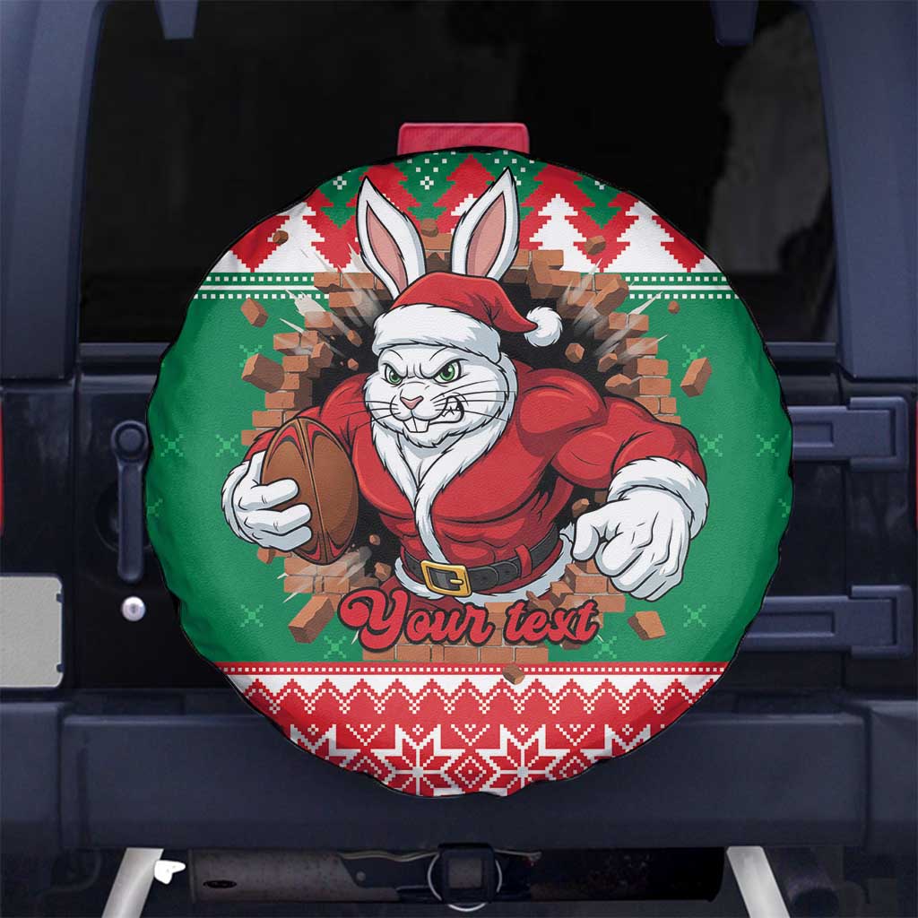 Jingle Rabbitohs Jump Personalized Spare Tire Cover Christmas Rugby League Spirit - Aussie Hoodie