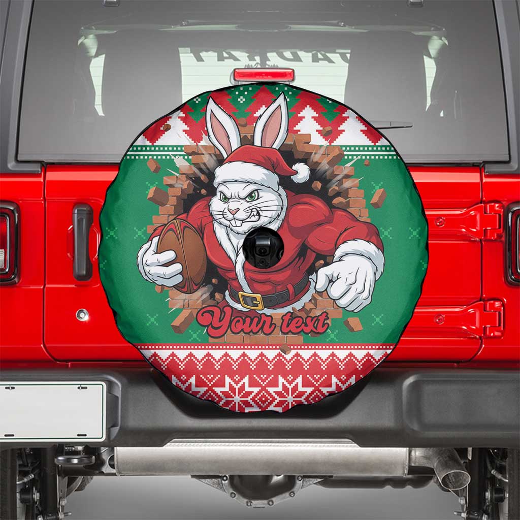 Jingle Rabbitohs Jump Personalized Spare Tire Cover Christmas Rugby League Spirit - Aussie Hoodie