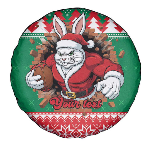 Jingle Rabbitohs Jump Personalized Spare Tire Cover Christmas Rugby League Spirit - Aussie Hoodie