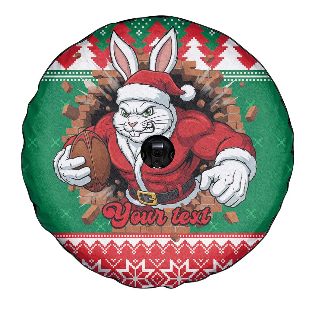 Jingle Rabbitohs Jump Personalized Spare Tire Cover Christmas Rugby League Spirit - Aussie Hoodie