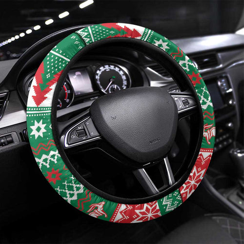 Jingle Rabbitohs Jump Steering Wheel Cover Christmas Rugby League Spirit - Aussie Hoodie