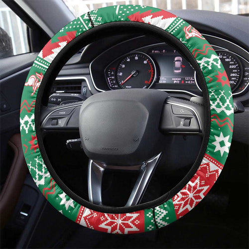 Jingle Rabbitohs Jump Steering Wheel Cover Christmas Rugby League Spirit - Aussie Hoodie