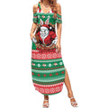 Jingle Rabbitohs Jump Personalized Summer Maxi Dress Christmas Rugby League Spirit - Aussie Hoodie