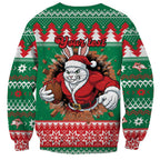 Jingle Rabbitohs Jump Personalized Sweatshirt Christmas Rugby League Spirit - Aussie Hoodie