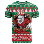 Jingle Rabbitohs Jump Personalized T Shirt Christmas Rugby League Spirit - Aussie Hoodie