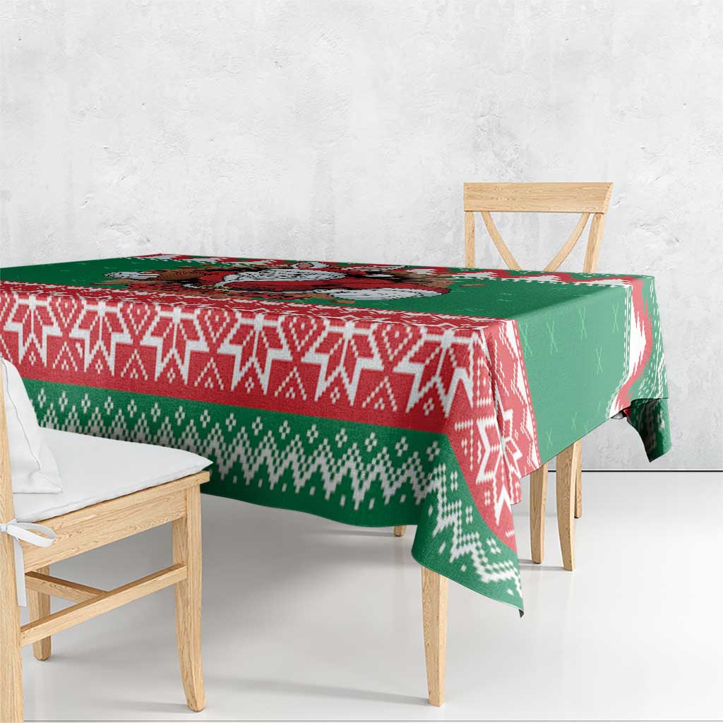 Jingle Rabbitohs Jump Personalized Tablecloth Christmas Rugby League Spirit - Aussie Hoodie