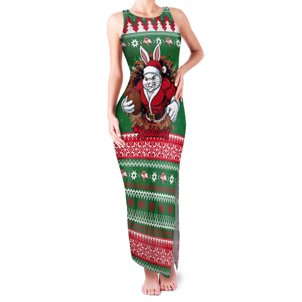 Jingle Rabbitohs Jump Personalized Tank Maxi Dress Christmas Rugby League Spirit - Aussie Hoodie