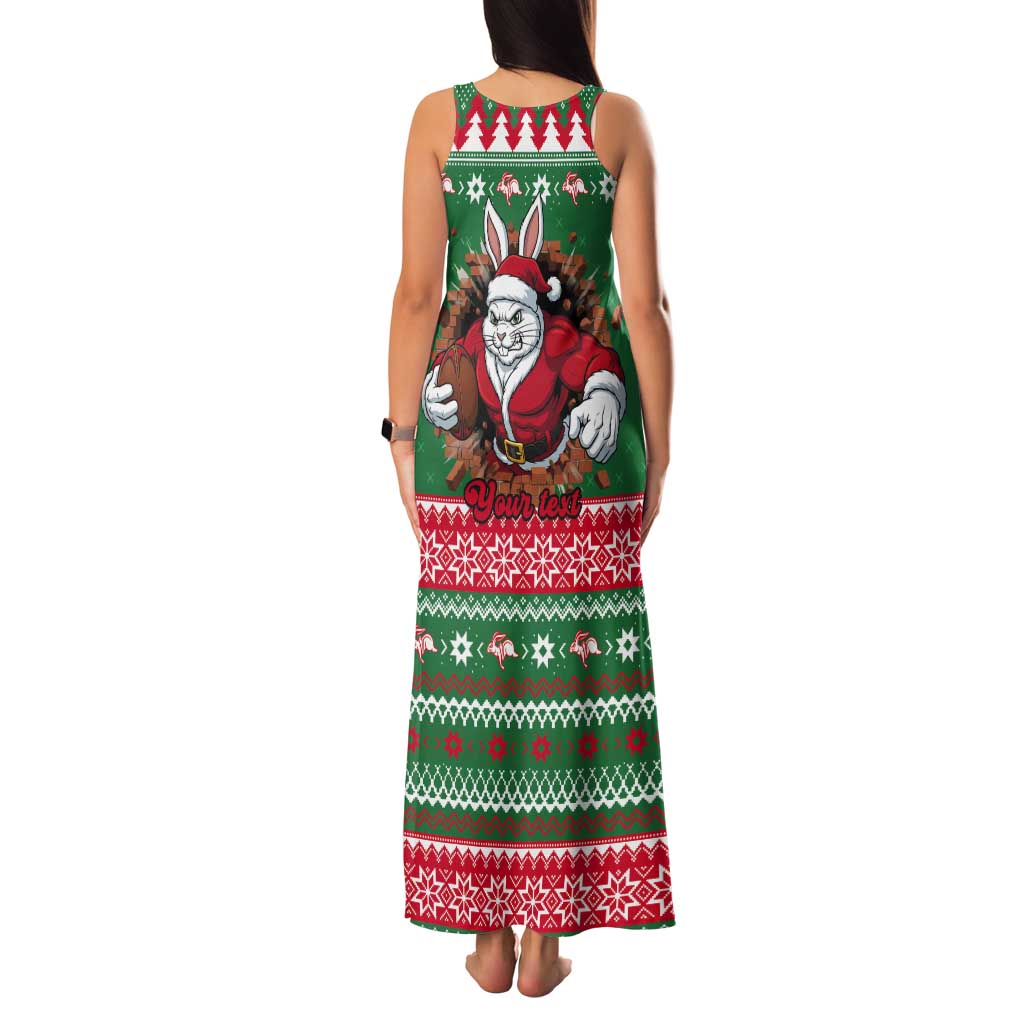 Jingle Rabbitohs Jump Personalized Tank Maxi Dress Christmas Rugby League Spirit - Aussie Hoodie