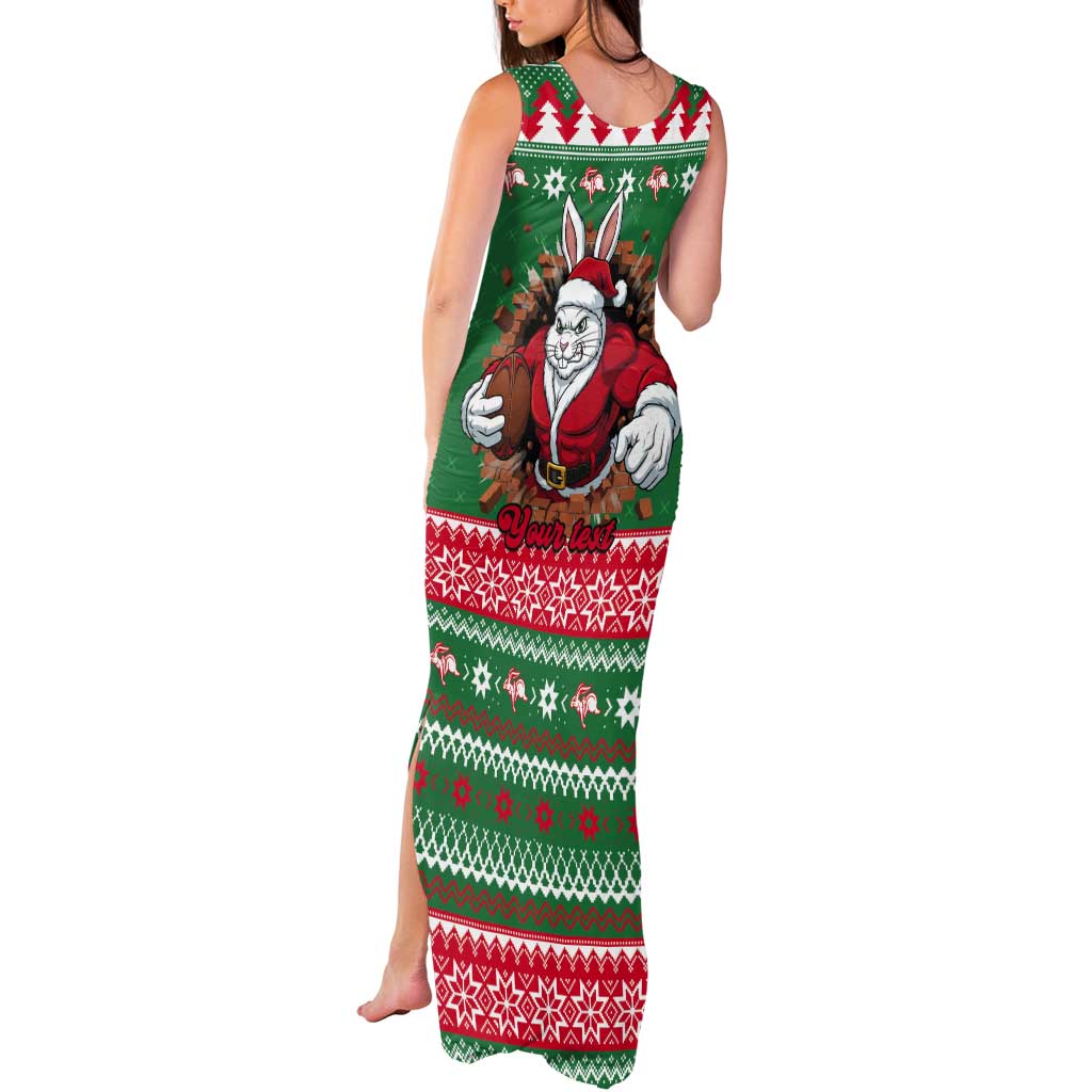 Jingle Rabbitohs Jump Personalized Tank Maxi Dress Christmas Rugby League Spirit - Aussie Hoodie