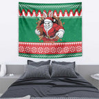 Jingle Rabbitohs Jump Personalized Tapestry Christmas Rugby League Spirit - Aussie Hoodie