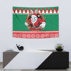 Jingle Rabbitohs Jump Personalized Tapestry Christmas Rugby League Spirit - Aussie Hoodie