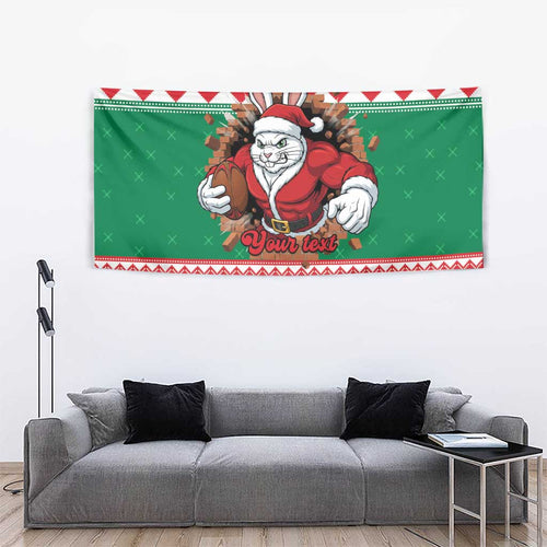 Jingle Rabbitohs Jump Personalized Tapestry Christmas Rugby League Spirit - Aussie Hoodie