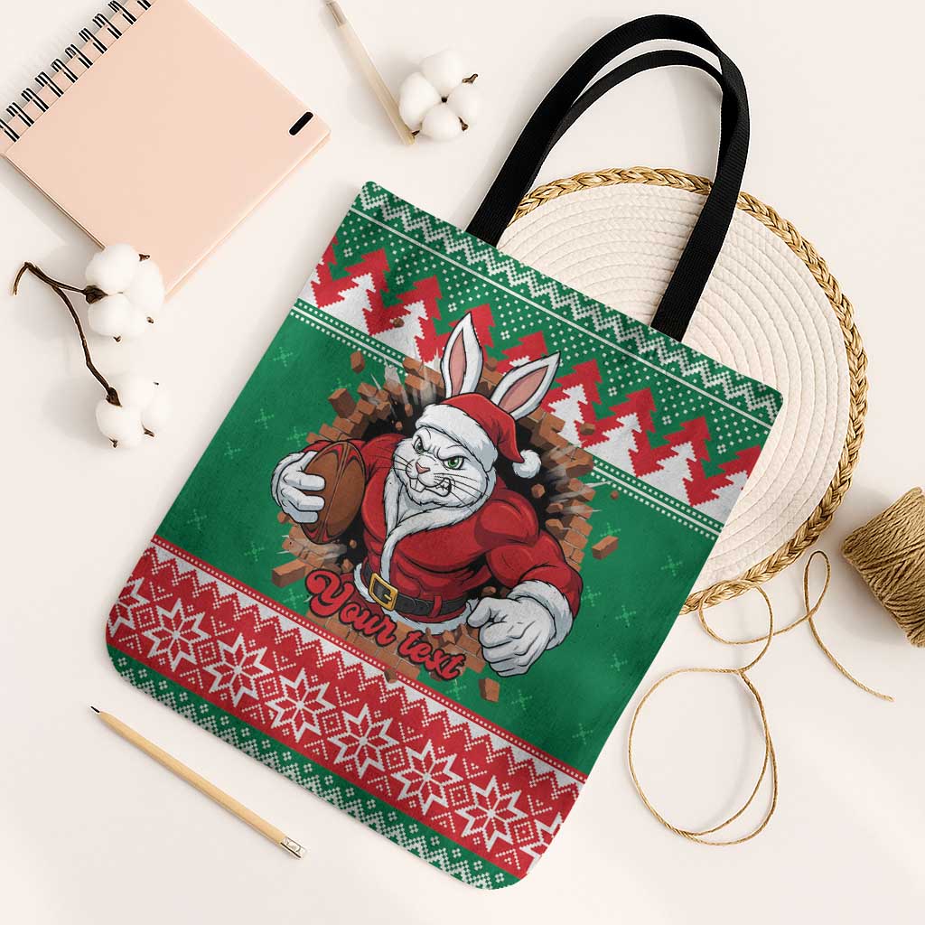 Jingle Rabbitohs Jump Personalized Tote Bag Christmas Rugby League Spirit - Aussie Hoodie