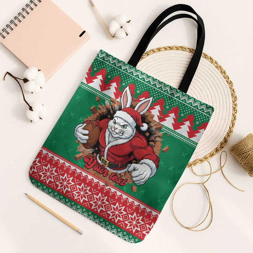 Jingle Rabbitohs Jump Personalized Tote Bag Christmas Rugby League Spirit - Aussie Hoodie