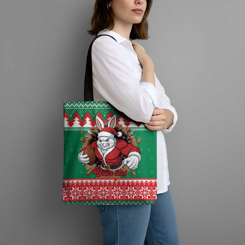 Jingle Rabbitohs Jump Personalized Tote Bag Christmas Rugby League Spirit - Aussie Hoodie