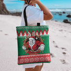 Jingle Rabbitohs Jump Personalized Tote Bag Christmas Rugby League Spirit - Aussie Hoodie