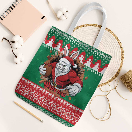 Jingle Rabbitohs Jump Personalized Tote Bag Christmas Rugby League Spirit - Aussie Hoodie