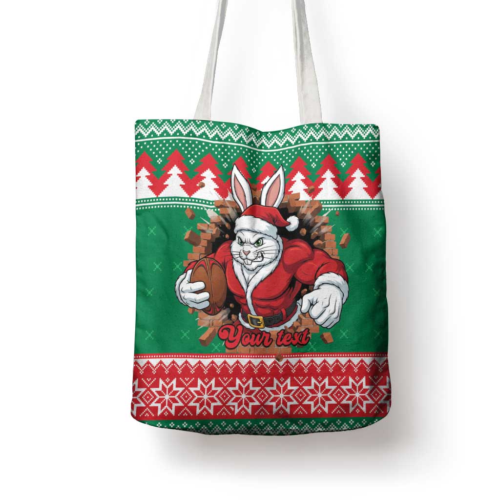 Jingle Rabbitohs Jump Personalized Tote Bag Christmas Rugby League Spirit - Aussie Hoodie