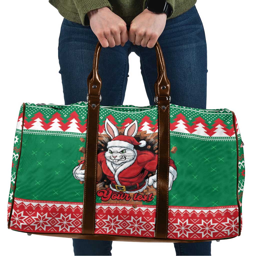 Jingle Rabbitohs Jump Personalized Travel Bag Christmas Rugby League Spirit - Aussie Hoodie