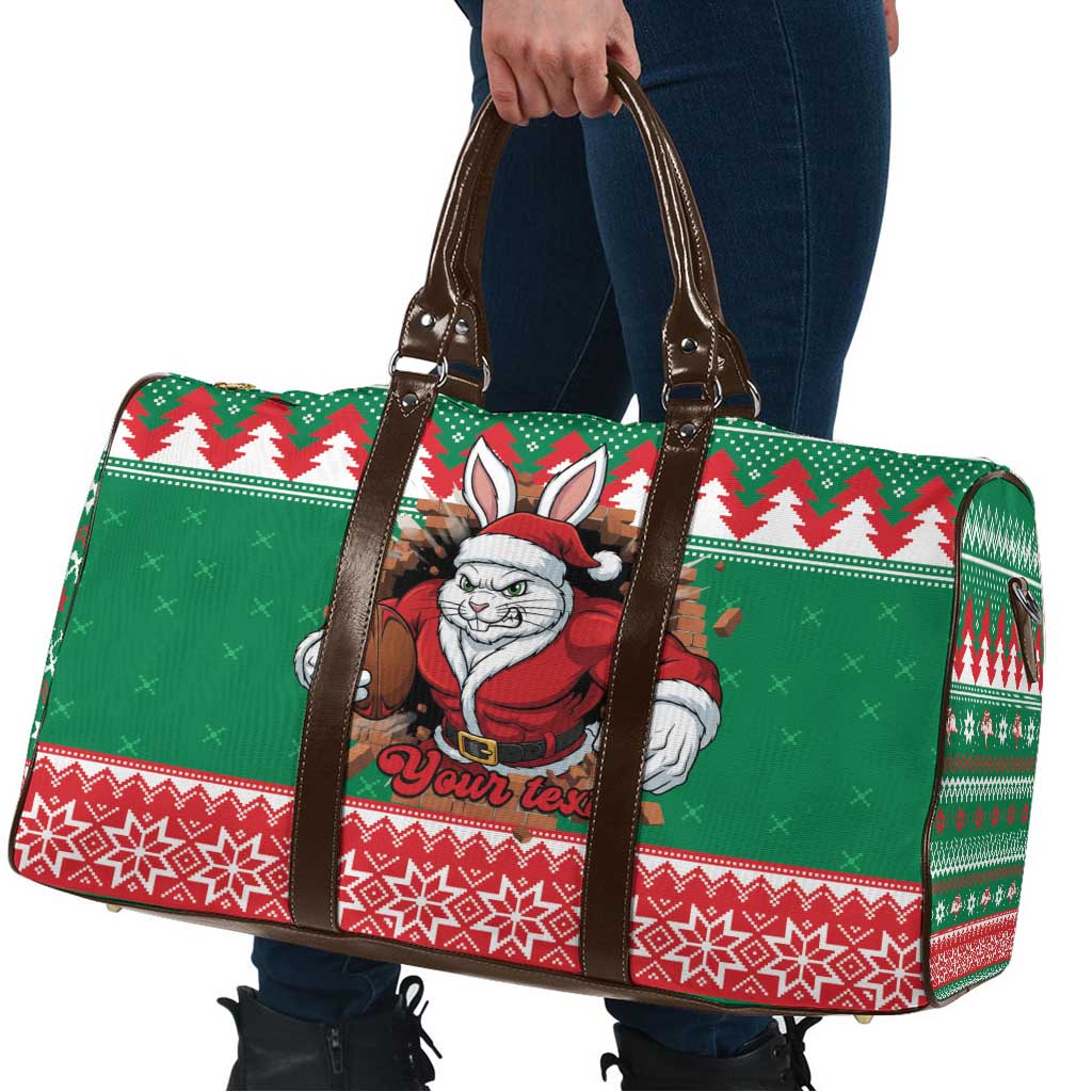 Jingle Rabbitohs Jump Personalized Travel Bag Christmas Rugby League Spirit - Aussie Hoodie