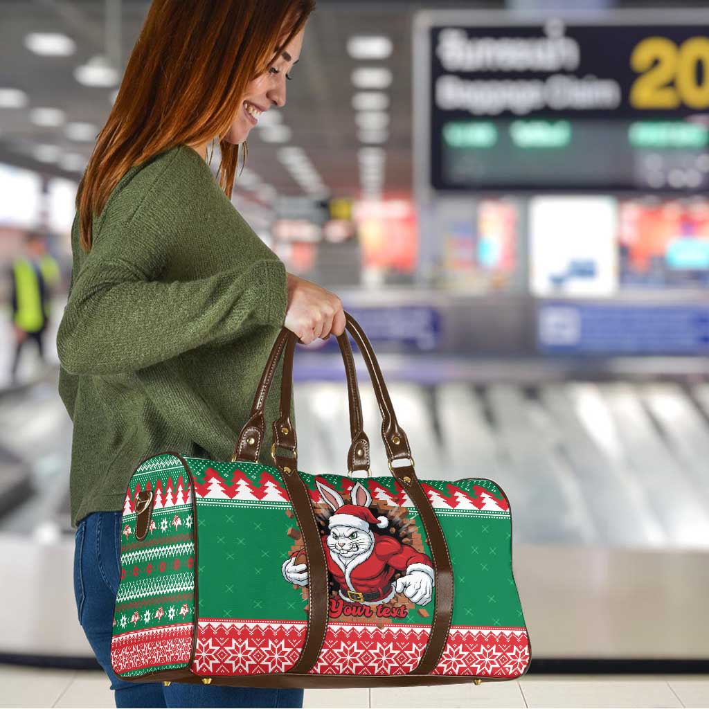 Jingle Rabbitohs Jump Personalized Travel Bag Christmas Rugby League Spirit - Aussie Hoodie