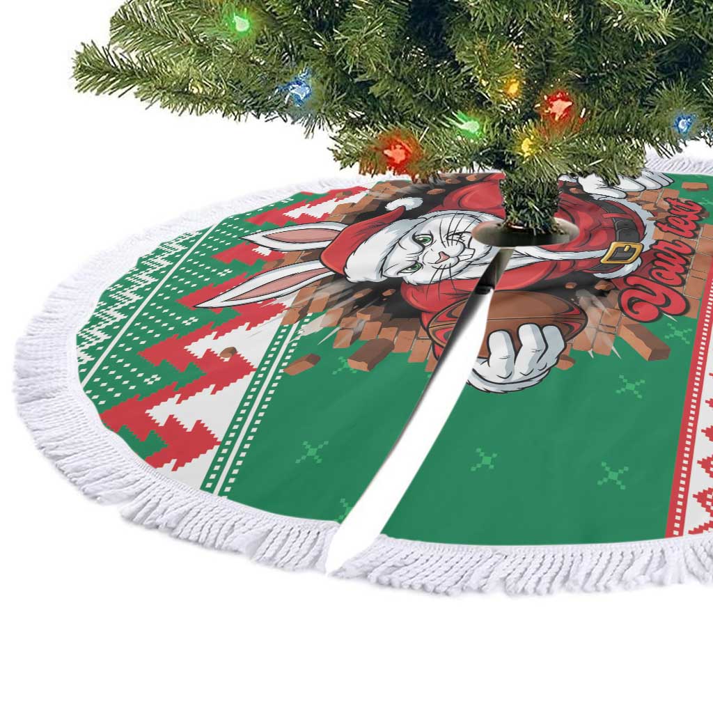 Jingle Rabbitohs Jump Personalized Tree Skirt Christmas Rugby League Spirit - Aussie Hoodie
