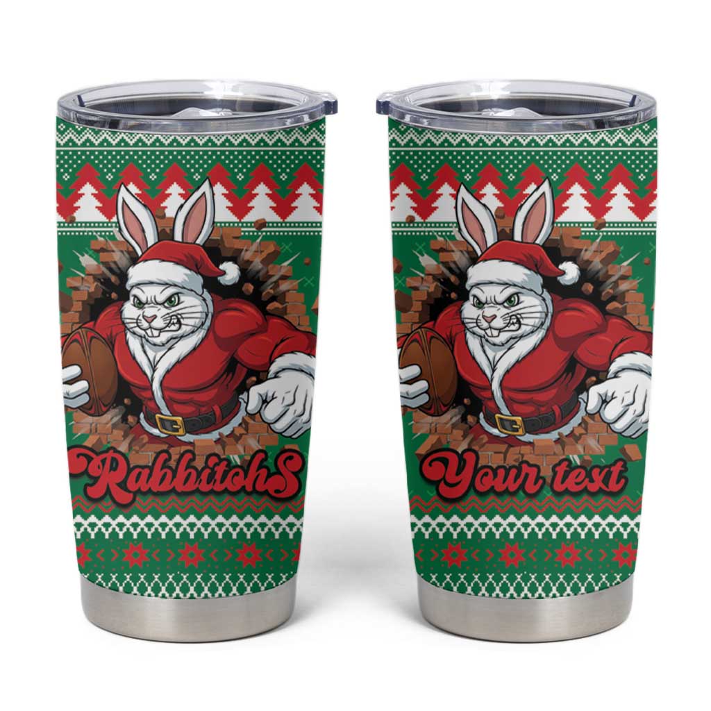 Jingle Rabbitohs Jump Personalized Tumbler Cup Christmas Rugby League Spirit - Aussie Hoodie
