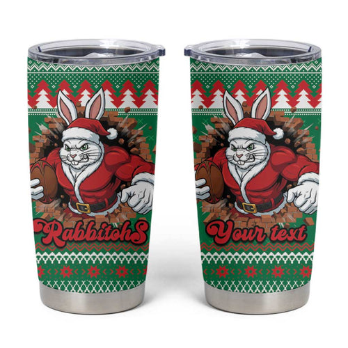 Jingle Rabbitohs Jump Personalized Tumbler Cup Christmas Rugby League Spirit - Aussie Hoodie