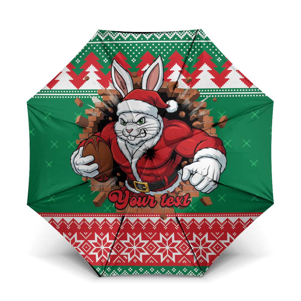Jingle Rabbitohs Jump Personalized Umbrella Christmas Rugby League Spirit - Aussie Hoodie
