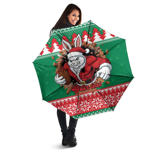 Jingle Rabbitohs Jump Personalized Umbrella Christmas Rugby League Spirit - Aussie Hoodie