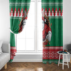 Jingle Rabbitohs Jump Personalized Window Curtain Christmas Rugby League Spirit - Aussie Hoodie